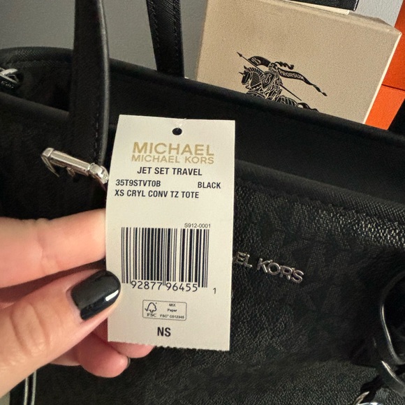 Jet Set Travel Extra-Small Logo Top-Zip Tote Bag NWT - Picture 5 of 12